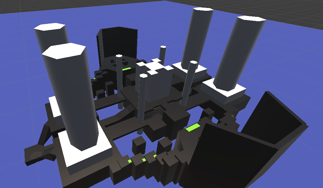 1st blockout 3D view